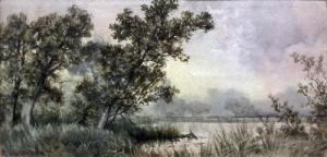 HARRISON Charles Harmony 1842-1902,View of the Norfolk Broads,Canterbury Auction GB 2012-07-10