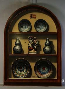 HARRISON Christopher John 1935,Trompe L'oeil with Delft, Chinese,Bellmans Fine Art Auctioneers 2021-08-03