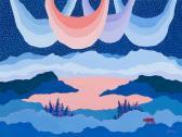 HARRISON Edward Ted 1926-2015,Wilderness Aurora,2005,Heffel CA 2025-07-31