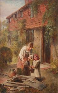 HARRISON J. Scott 1900-1900,At the Well,Tooveys Auction GB 2009-06-16