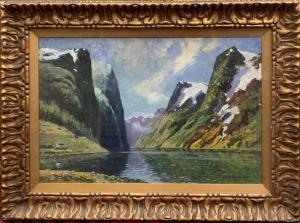 HARRISON J. Scott 1900-1900,Geirangerfjord, Norway,Cheffins GB 2020-02-27