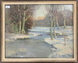 HARRISON john scott 1901-1935,Winter Evening,1947,Keys GB 2024-01-19