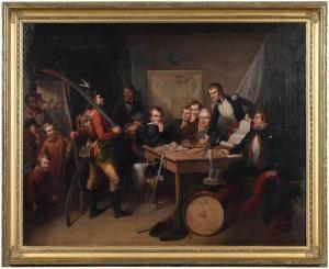 HARRISON MATTESON Tompkins,Incident at St. David's Court Martial,1814,Brunk Auctions 2022-09-30