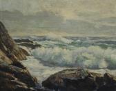 HARRISON William F 1815-1880,Waves on the Rocks,Clars Auction Gallery US 2017-04-23