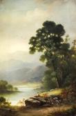 HARROP J.V 1800-1800,Country landscapes - Horse, cart and figures o,19th Century,Canterbury Auction 2018-04-10