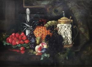 HARROWER Jean H,Still life of fruit with a tan,19th Century,Bellmans Fine Art Auctioneers 2018-09-19
