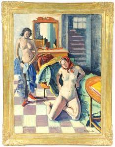 HARSHE Robert Bartholow 1879-1938,Two female nudes,Winter Associates US 2017-11-06