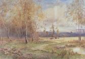 HART J. Lawrence 1830-1907,Cattle in a wooded landscape,1889-90,Woolley & Wallis GB 2010-09-08