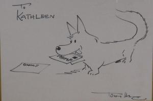 HART tony 1925-2009,cartoon of a dog,Crow's Auction Gallery GB 2022-09-14