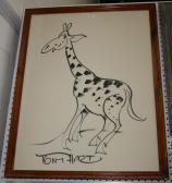 HART tony 1925-2009,Study of a Giraffe,Tooveys Auction GB 2013-07-10