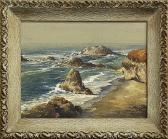 HARTING Lloyd 1901-1976,Coastal Landscape,Clars Auction Gallery US 2014-05-17