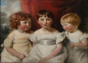 HARTINGS DURHAM EDWARD,Portrait of John, Alice & William Anderson,Mallams GB 2016-03-09