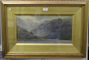 HARTLAND Albert Henry 1840-1893,Highland Landscape with Loch,Tooveys Auction GB 2018-10-31