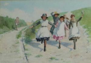 HARTLEY Alfred 1855-1933,Different Paths,1986,Halls GB 2021-06-02