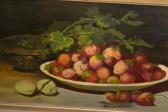 HARTLEY B,still life strawberries,1896,Lawrences of Bletchingley GB 2017-04-25
