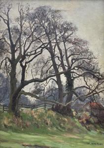 HARTLEY Marie 1905-2006,Winter Trees near Healaugh,David Duggleby Limited GB 2024-04-04