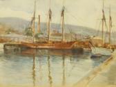 HARTLEY Mary,A View of the Harbour at Hobart, Tasmania,19th century,Keys GB 2010-06-04