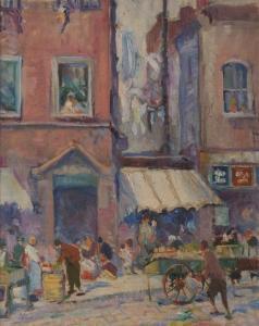 HARTLEY Rachel V 1885-1955,New York Street Scene,Barridoff Auctions US 2021-08-14