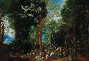 HARTMANN Johann Jakob,Saint John the Baptist Preaching in the wilderness,Palais Dorotheum 2019-04-30