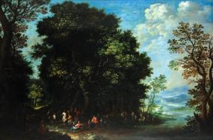 HARTMANN Johannes Jacob 1680-1728,Lesní krajina,Art Consulting CZ 2014-02-16