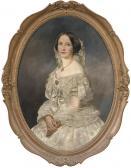 HARTMANN Joseph 1747-1788,Portrait of a lady wearing a white dress,Christie's GB 2009-12-15