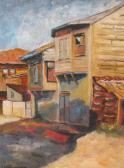 HARTOPEANU Petre 1913-2001,Houses in Balkans,Alis Auction RO 2010-09-07