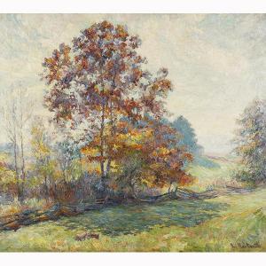 HARTRATH Lucie 1868-1962,Indian Summer,1922,Ripley Auctions US 2013-05-02