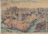 HARTRICK Archibald Standish 1864-1950,DIGGING FOR VICTORY, CLAPHAM COMMON,Lyon & Turnbull 2001-09-14