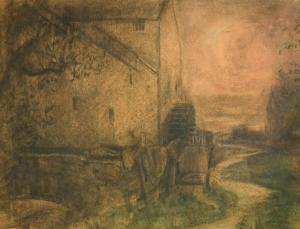HARTRICK Archibald Standish 1864-1950,The water mill,John Nicholson GB 2022-11-20