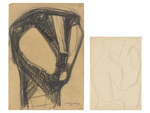 HARTUNG Karl 1908-1967,Drawing man / Head,Villa Grisebach DE 2024-01-07