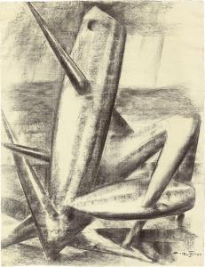 HARTUNG Karl 1908-1967,Untitled,1944,Villa Grisebach DE 2023-12-01