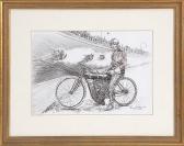 HARVARD PENNY,Motorcycle race with an Indian motorcycle,1990,Eldred's US 2014-07-30