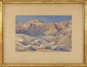 HARVEY Edith 1900-1900,Southwestern landscape,Eldred's US 2018-06-21