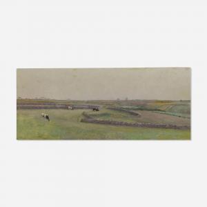 HARVEY Elizabeth 1860-1957,Field Landscape with Grazing Cows,Toomey & Co. Auctioneers US 2023-07-26