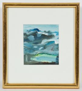 HARVEY Gail 1954,CROFT HOUSE WINDOW and SNOW CLOUDS OVER THE LOCH,1989,McTear's GB 2015-01-18
