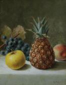 HARVEY George 1800-1878,Still Life with Pineapple,Christie's GB 2010-09-28