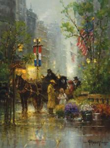 HARVEY Gerald Jones 1933-2017,Memories of Manhattan,Scottsdale Art Auction US 2024-04-12