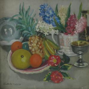 HARVEY Gertrude 1879-1966,Still Life of Fruit and Flowers,David Lay GB 2019-10-31