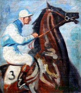 HARVEY H,Study of Horse and Jockey, in the manner of Munnin,Rowley Fine Art Auctioneers 2013-09-03
