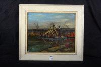 HARVEY J MacGeorge,'Leith Docks from Constitution Street,Shapes Auctioneers & Valuers GB 2013-11-02