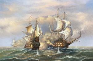 HARVEY J,Man o' War Naval Battle,Duggleby Stephenson (of York) UK 2021-10-07