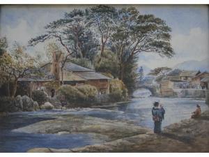HARVEY Robb,SCENE AT NAGASAKI, JAPAN,1891,Lawrences GB 2009-10-16