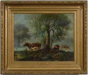 HARVEY Robert 1868-1920,Noonday Rest,Brunk Auctions US 2019-12-05