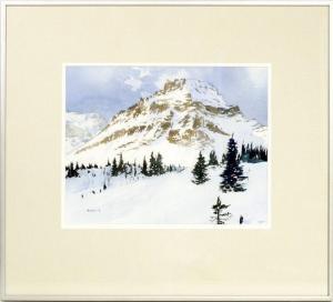 HARVIE John 1928-2018,Ptarmigan Mt. From Skoki,Lando Art Auction CA 2019-05-05