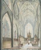 HARWOOD John James 1813-1871,Interior of York Minster,1829,Bonhams GB 2009-03-04