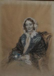 HARWOOD John James 1813-1871,Portrait of a Seated Lady (possibly ,1854,Shapes Auctioneers & Valuers 2010-11-06
