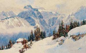 haryukov,Winterliche
Gebirgslandschaft,1944,Scheublein Art & Auktionen DE 2009-09-18