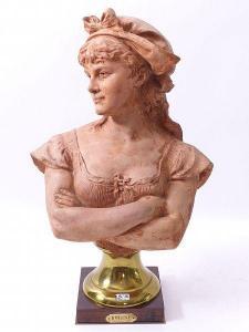 HARZE Leopold 1831-1893,Buste de Dorine,VanDerKindere BE 2021-09-28