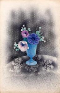 HASEGAWA Kiyoshi 1891-1980,Bouquet d'anémones,Aguttes FR 2012-06-20