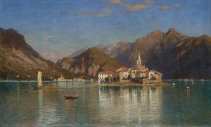 HASELTINE William Stanley 1835-1900,Lago Maggiore,Sotheby's GB 2024-01-19